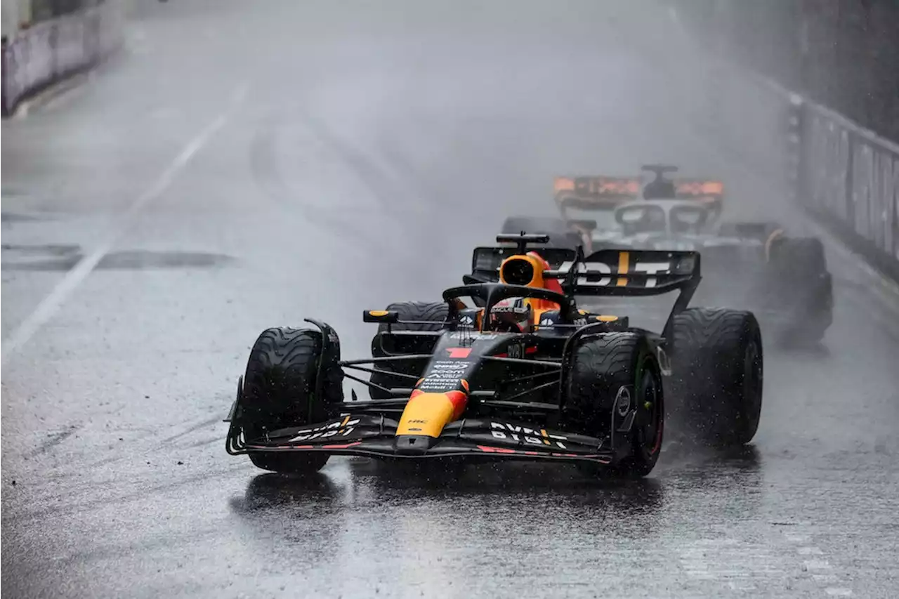 Rutschpartie im Fürstentum: Max Verstappen gewinnt im Regen von Monaco