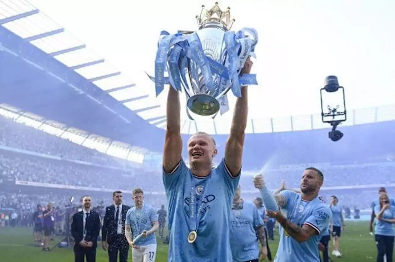 Pecahkan Rekor Gol Terbanyak hingga Bawa Man City Juara, Erling Haaland Jadi Pemain Terbaik Liga Inggris - Bolasport.com