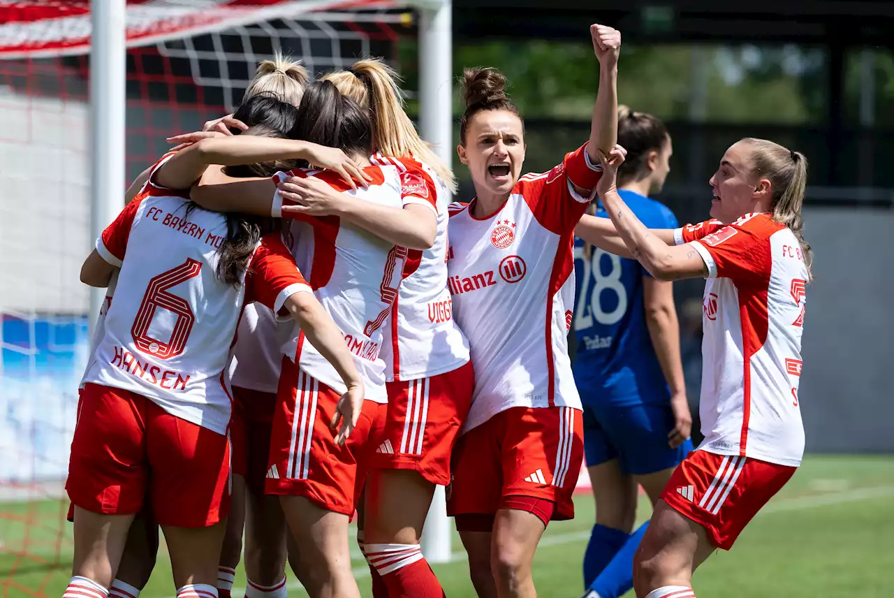 Fußballerinnen machen Meister-Double des FC Bayern perfekt