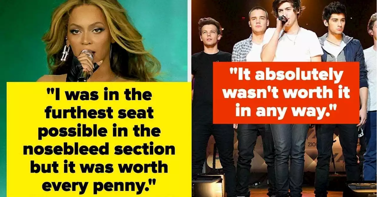 People Shared The Most They've Spent On Concert Tickets And If It Was Worth It