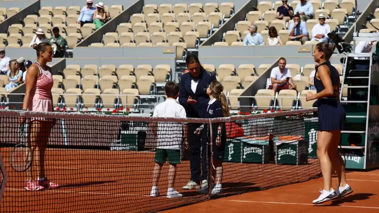 Sabalenka surges, Kostyuk urges stronger anti-war stance after French Open boos