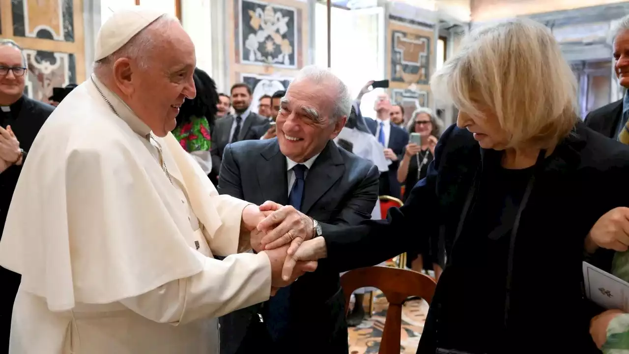 El papa Francisco se reunió con Martin Scorsese tras recuperarse de la fiebre