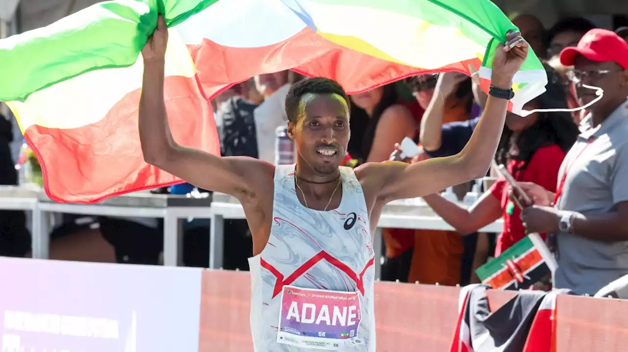 Ethiopia's Adane wins Ottawa marathon, Canada's Elmore second among women