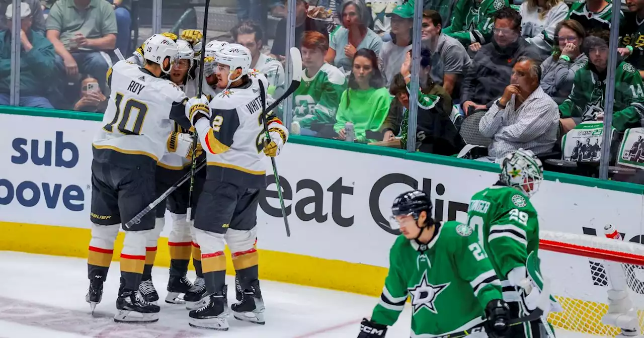 Stars searching for answers to consistently slow starts vs. Golden Knights