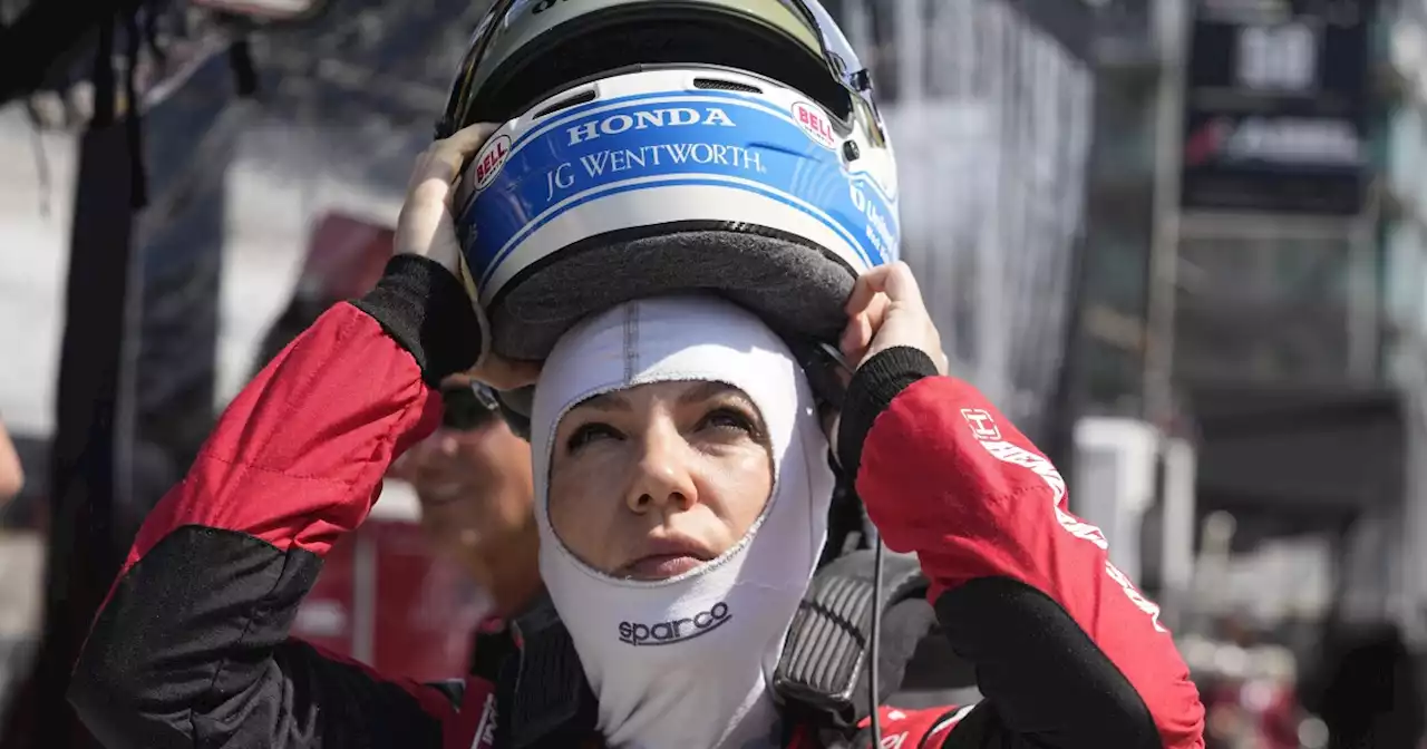 Indy 500's sole female driver calls racing the only sport where sexes are equal