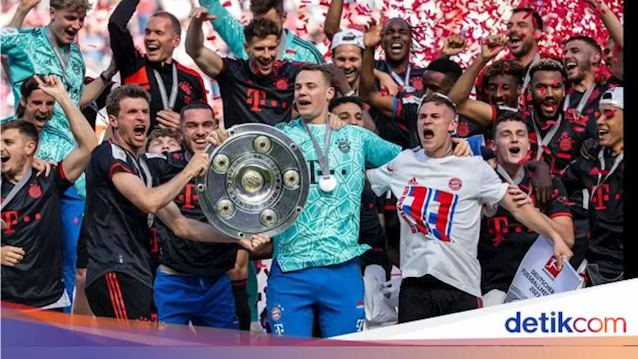 Bayern 11 Musim Beruntun Juara Bundesliga, Rekor di 5 Liga Top Eropa