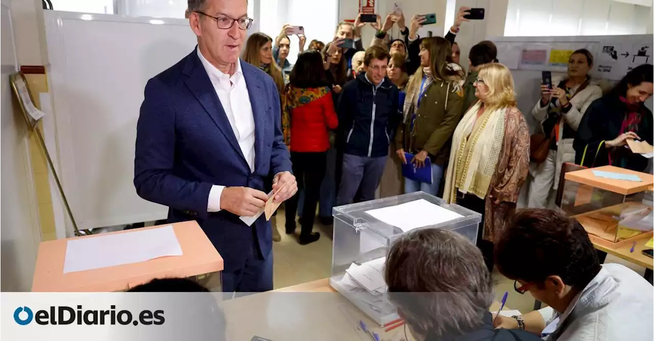 Feijóo, tras votar: 'Tenemos un sistema electoral y democrático fuerte'