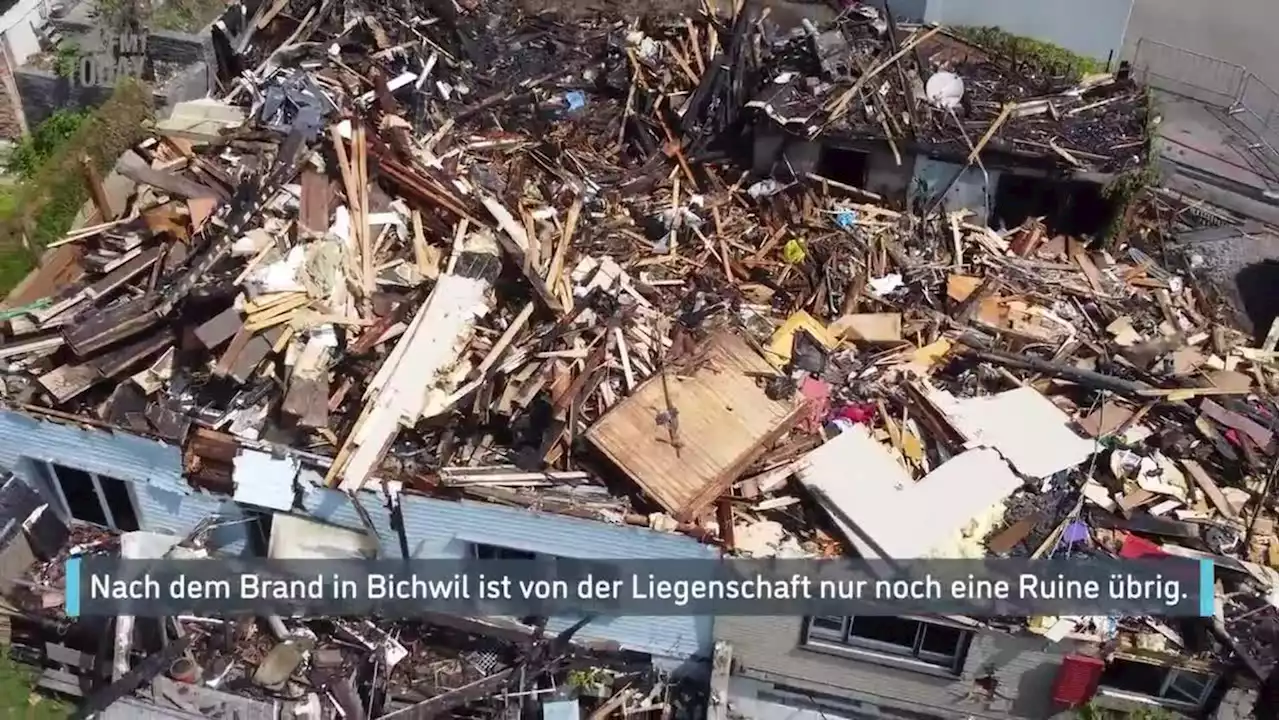 Nach Grossbrand: So reagiert Bichwil auf die Feuersbrunst