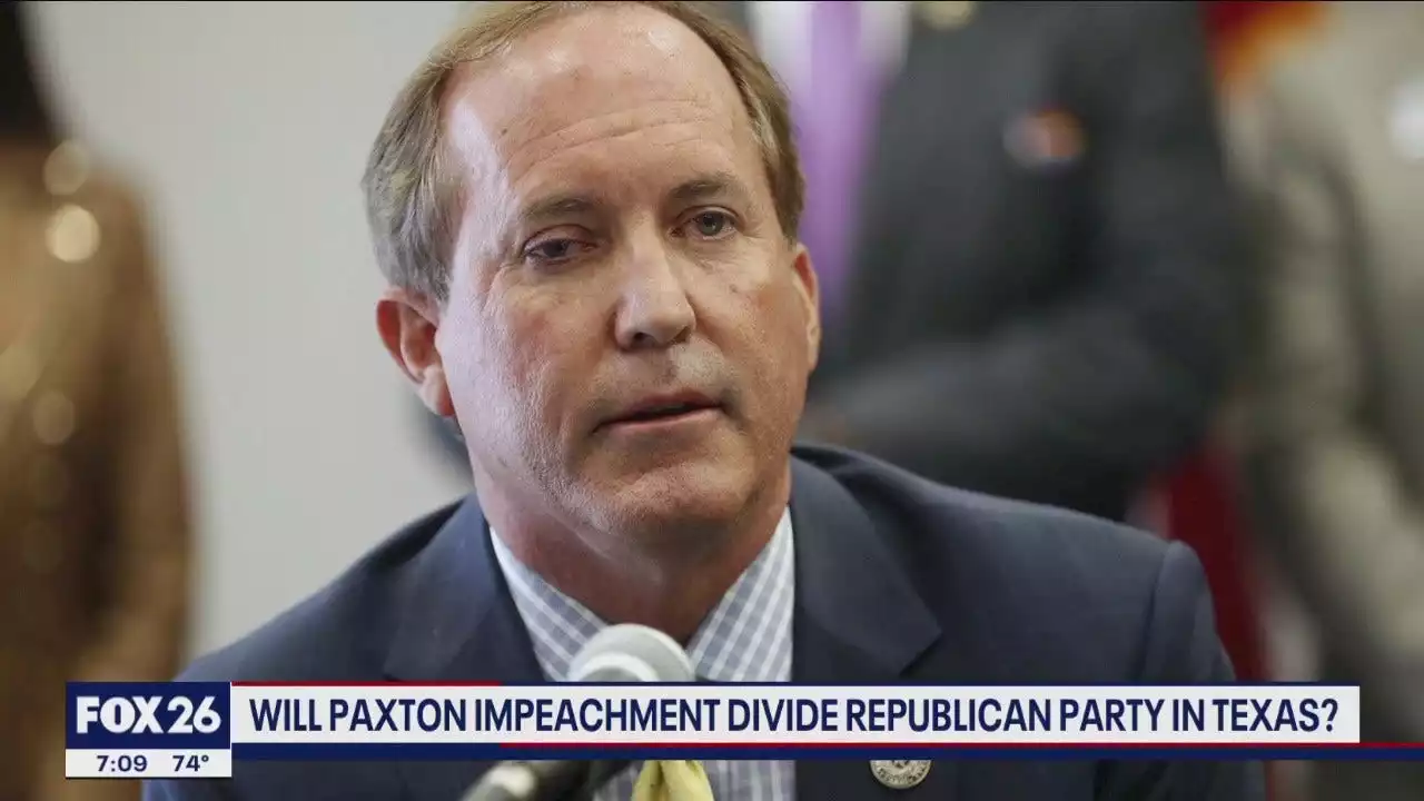 Texas Attorney General Ken Paxton impeached by the Texas House