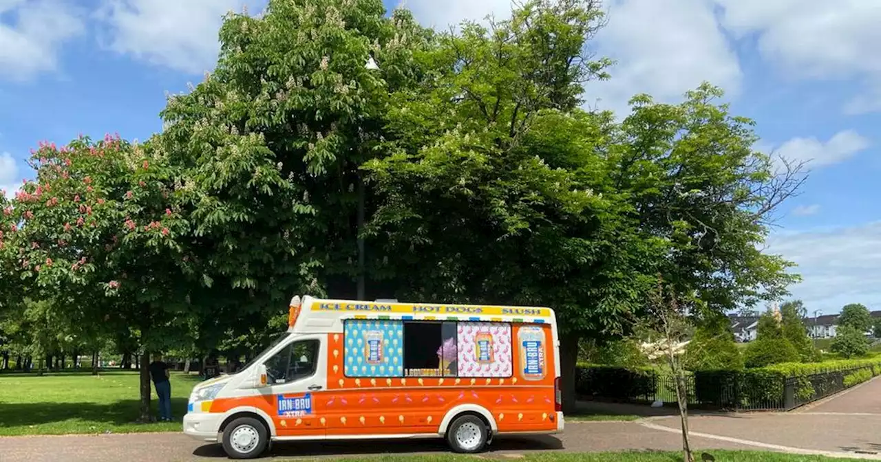 Glasgow sunbathers treated to first try of limited edition Irn-Bru flavours