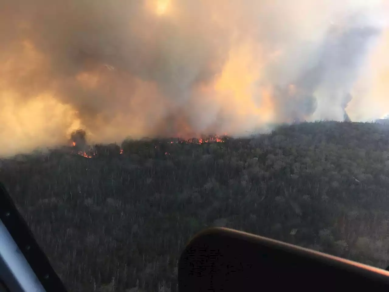 N.S. wildfire burns out of control as hot, windy weather intensifies blaze