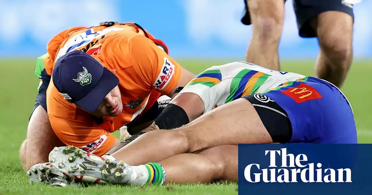 ‘Pretty scary’: NRL players praised after Raiders star’s collapse