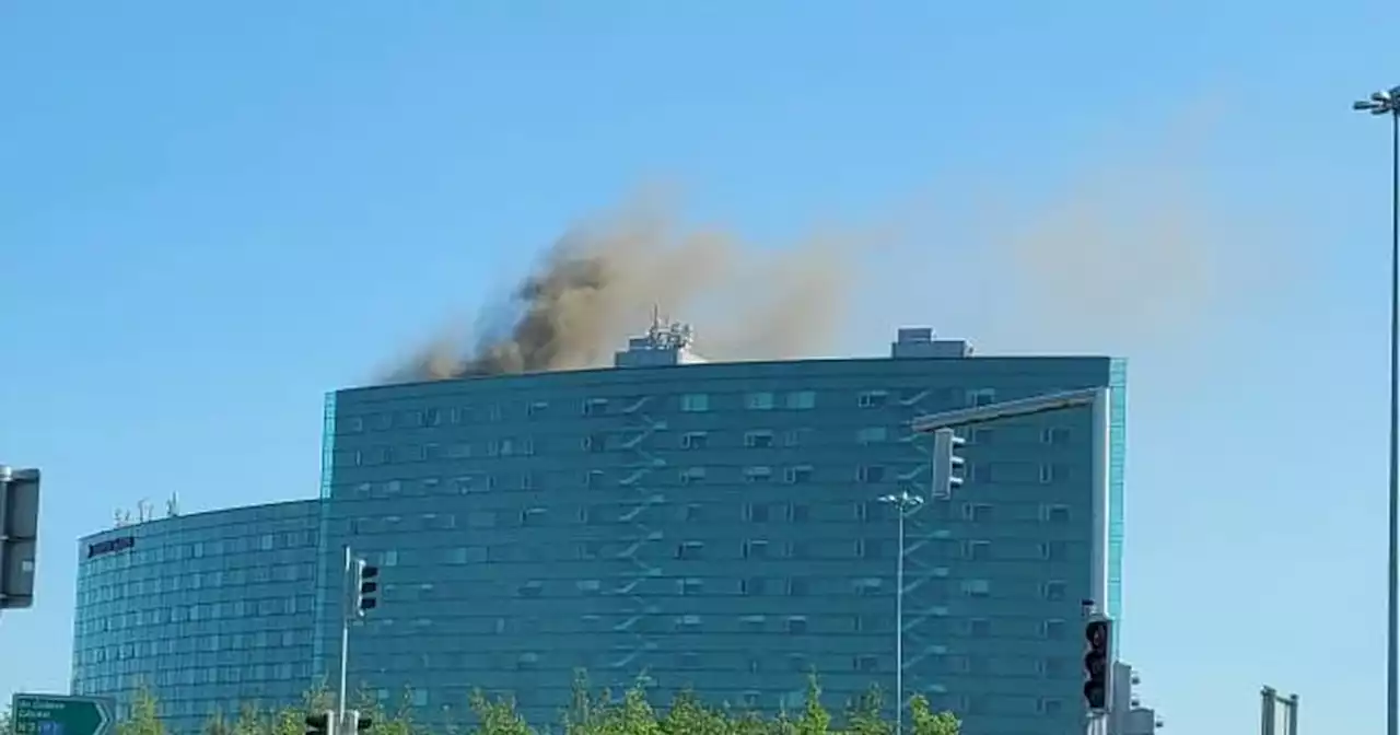 Fire in Dublin apartment block brought under control