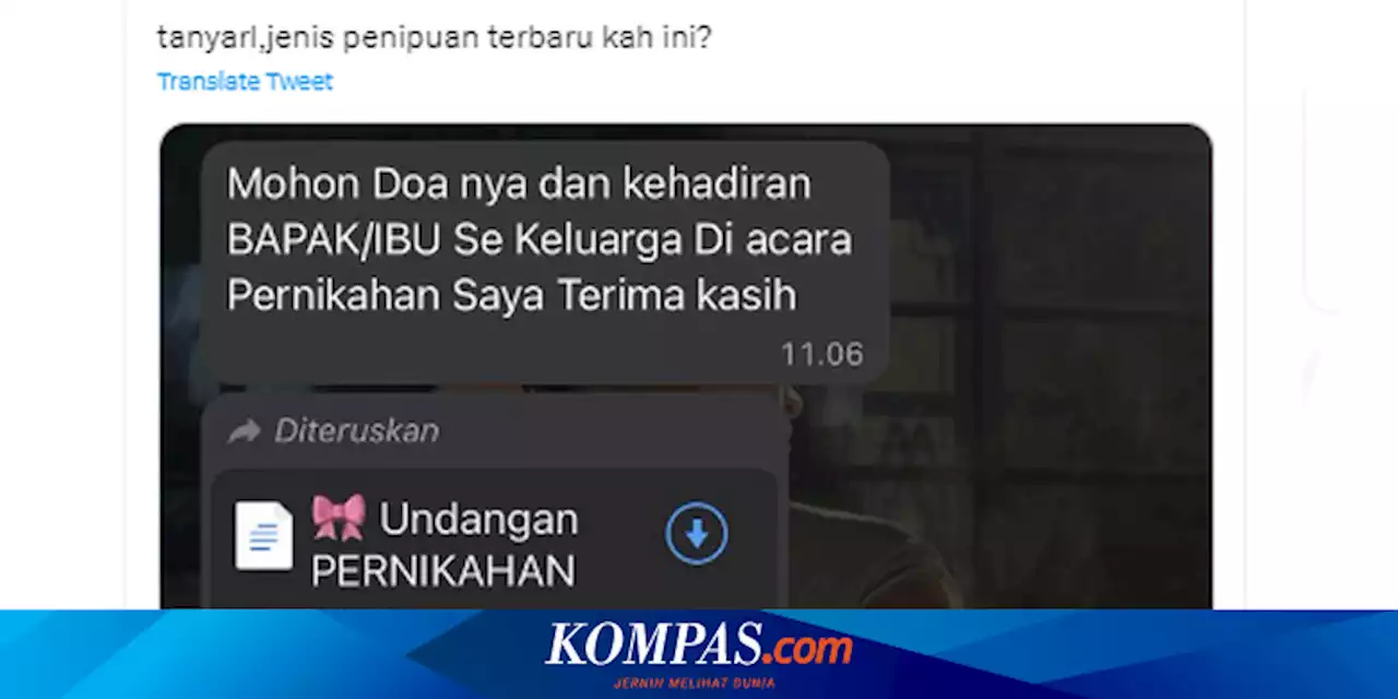 Kembali Muncul Modus Penipuan Undangan Pernikahan, Kali Ini Format PDF