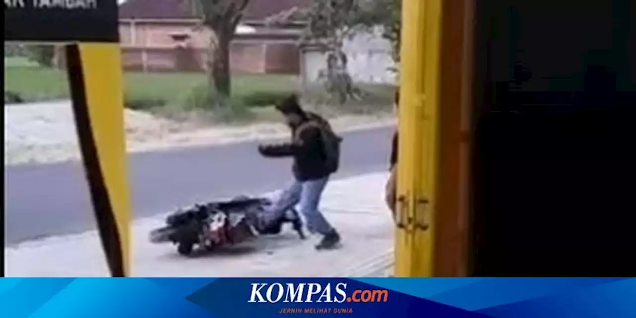 Video Viral Remaja di Magetan Rusak Motor di Depan Diler, Ternyata Sedang Syuting Film