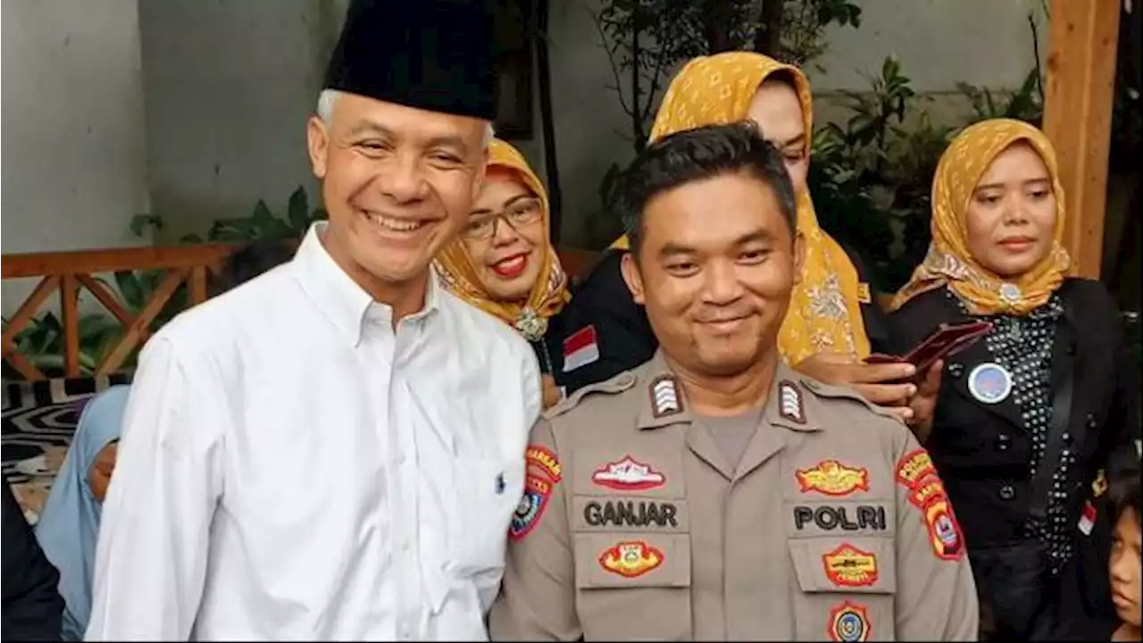 Apa Jadinya saat Ganjar bertemu Ganjar: Satu Gubernur, Satu Lainnya Polisi, Ujungnya Saling Curhat