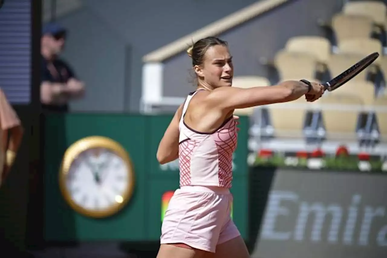 Mise en jambes réussie pour Aryna Sabalenka face à Marta Kostyuk à Roland-Garros