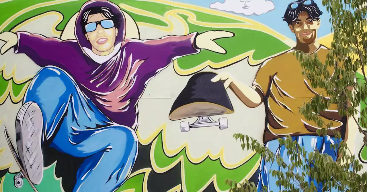 A Montpellier, une fresque-hommage dans le plus grand skate-park d’Europe