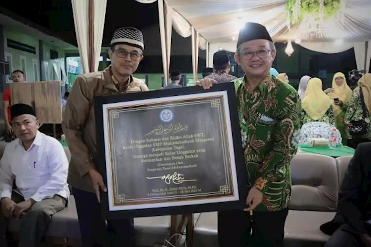 Sekum PP Muhammadiyah Luncurkan Program Kelas Unggulan SMP Muhammadiyah Margasari Tegal