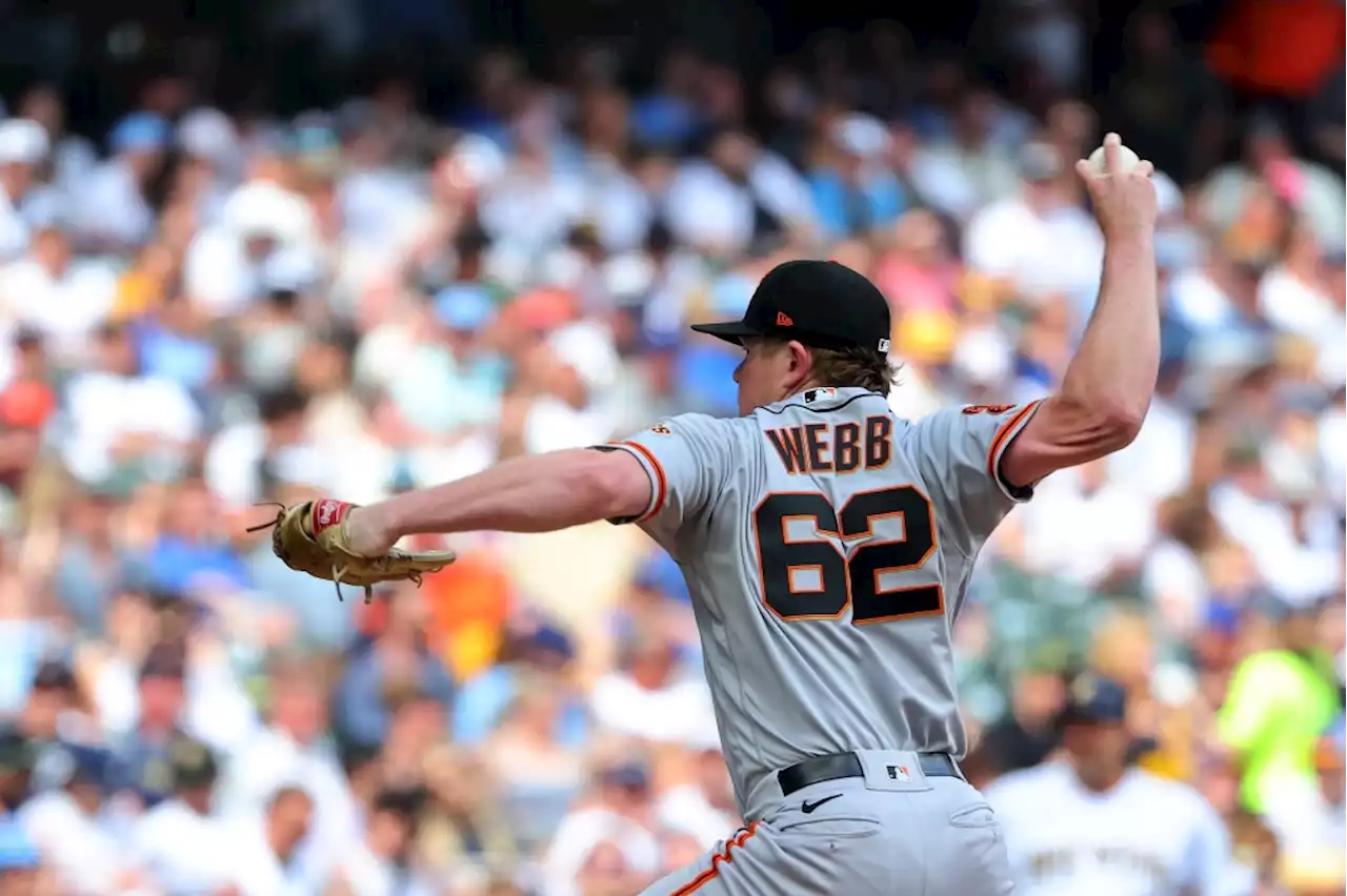 Webb’s dominance, Haniger’s homer lead SF Giants to third straight win vs. Brewers