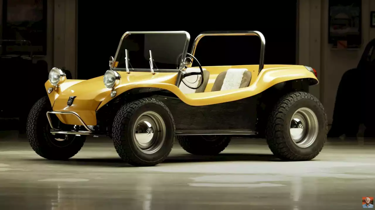 Meyers Manx Dune Buggy with a radial engine rolls into Jay Leno's Garage