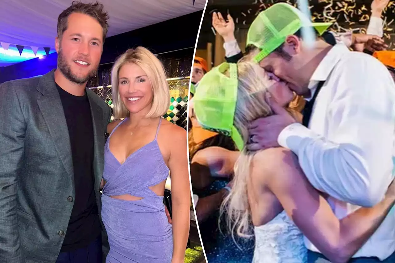 Matthew Stafford’s wife, Kelly, recalls Rams QB’s wedding day snafu