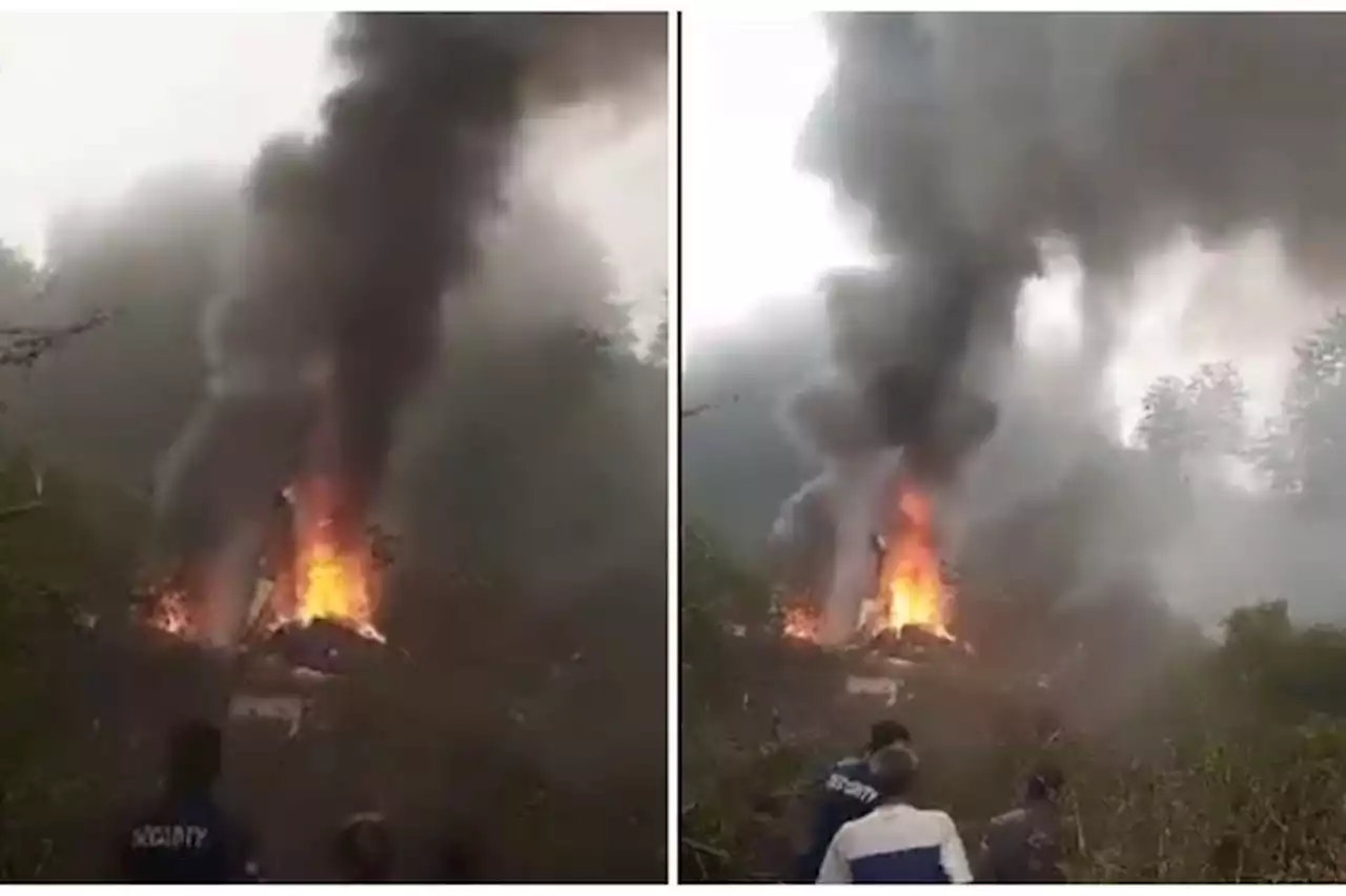 Pesawat Jatuh di Ciwidey Bandung, Penampakan Tak Biasa Terlihat di Area Perkebunan