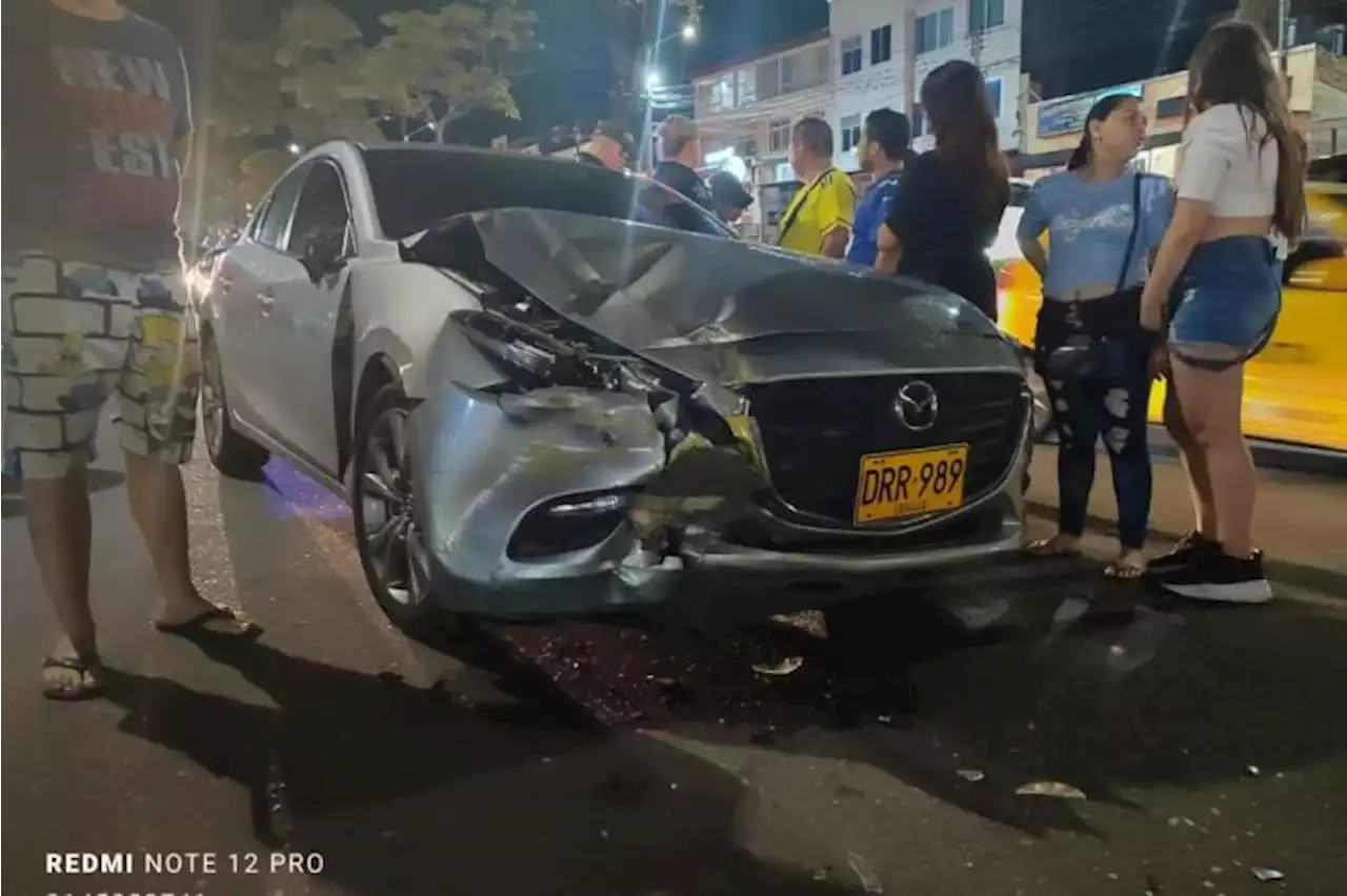 Grave accidente múltiple en Ibagué: 4 carros se estrellaron, al parecer, por un borracho - Pulzo