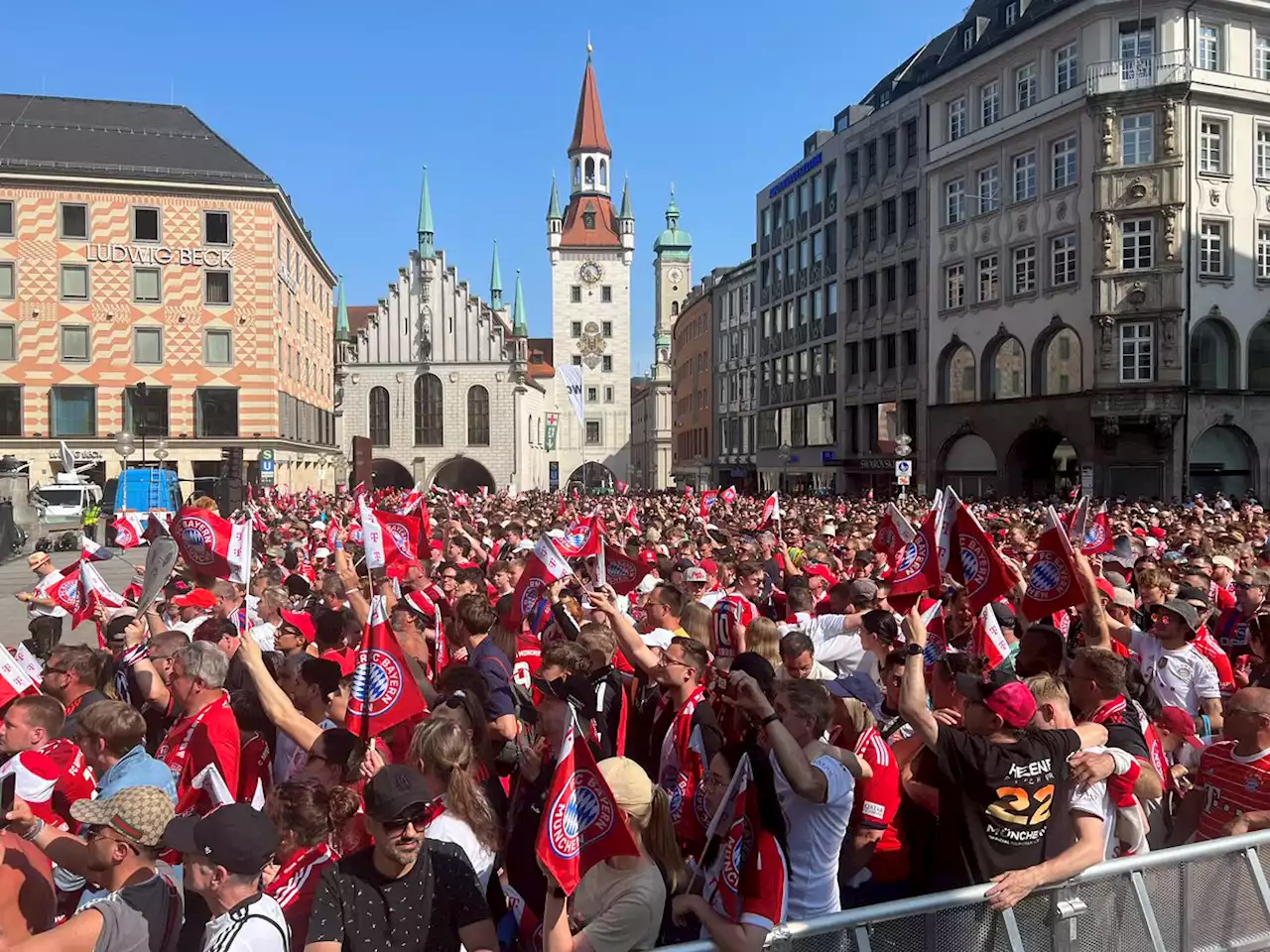 Bundesliga - FC Bayern München: Die Meisterfeier der Bayern im kostenlosen Livestream