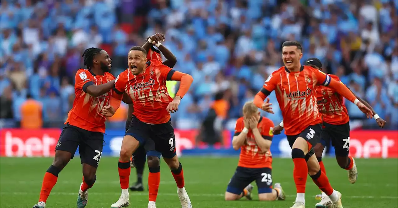 Luton promoted to Premier League after playoff win over Coventry