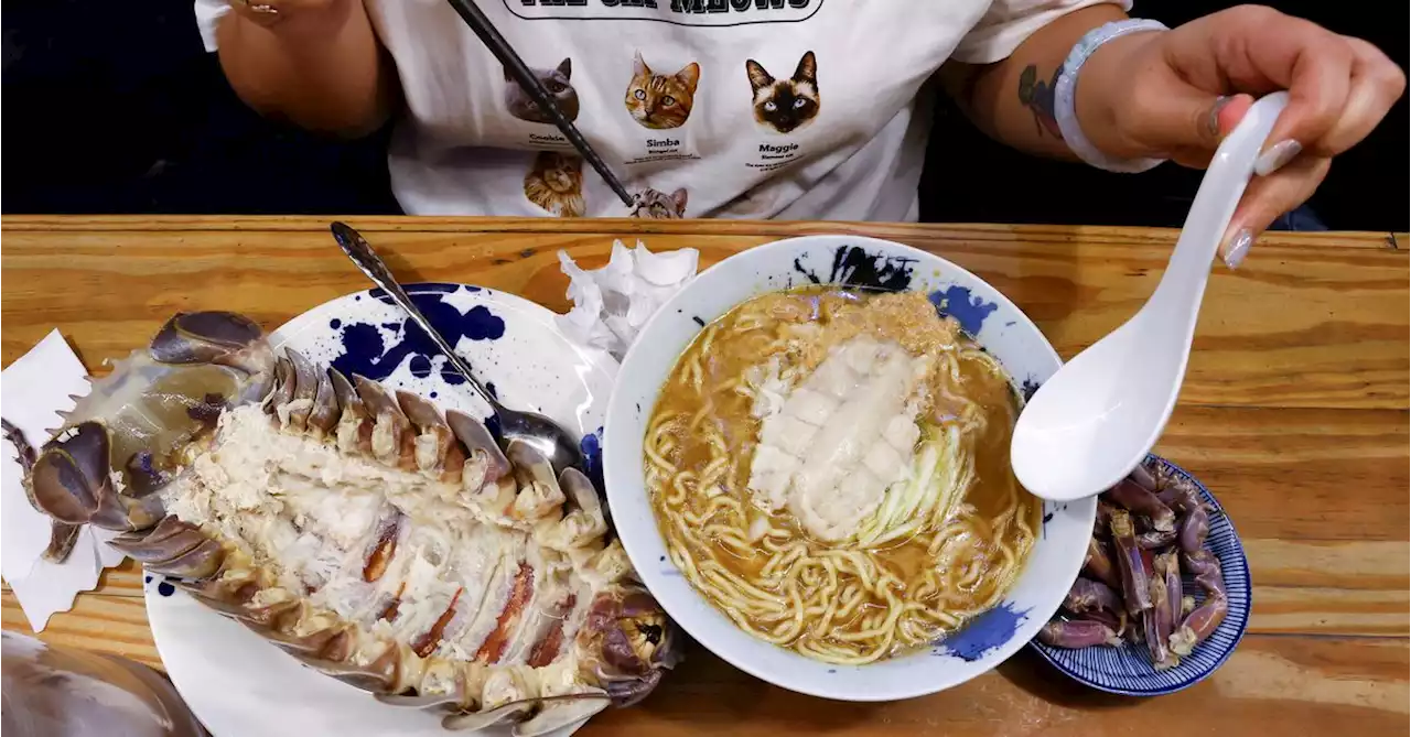 Taipei restaurant dishes up giant isopod noodles for adventurous patrons