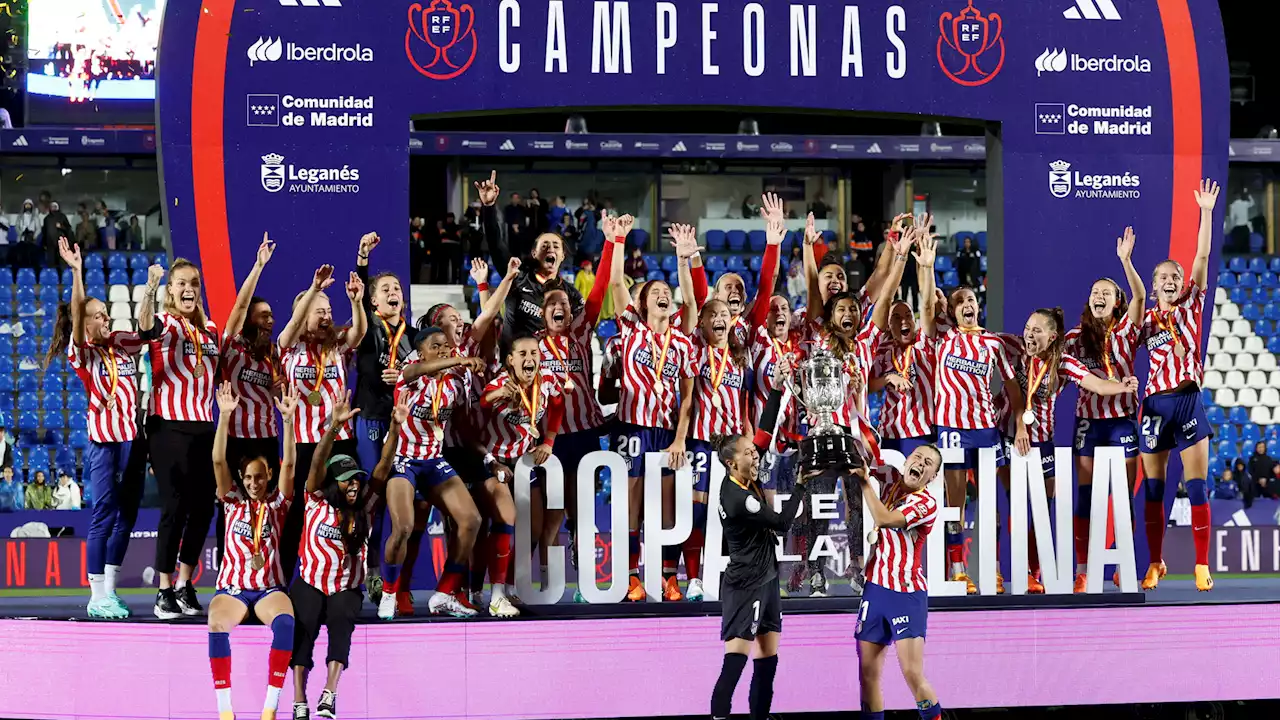 Atlético gana Copa Reina ante más de un millón de espectadores