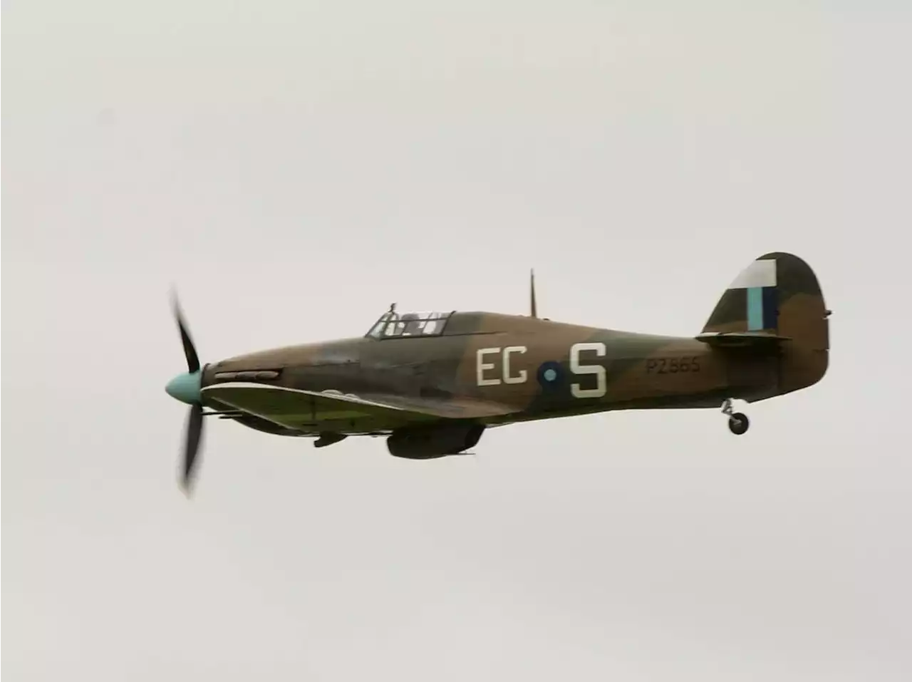 Battle of Britain Memorial Flight flying over Shropshire today as part of WW2 anniversary