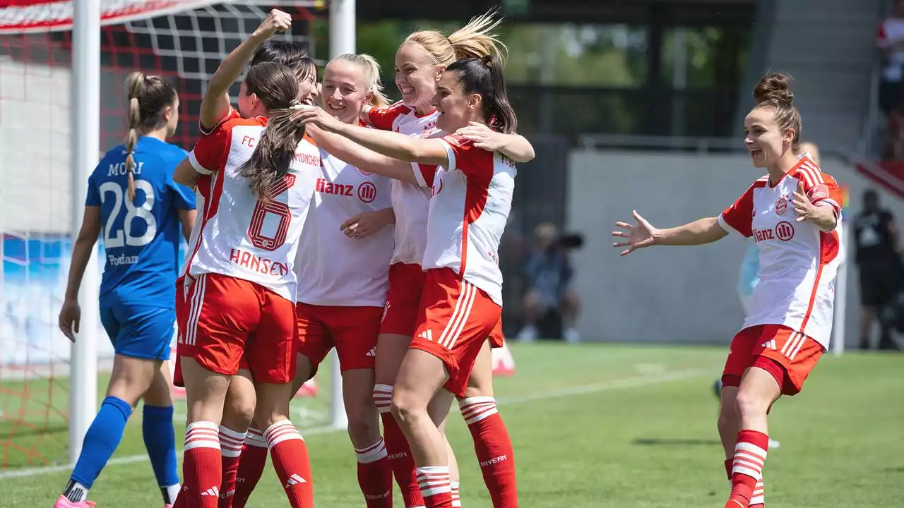 Fußball-Bundesliga: Auch Frauen des FC Bayern holen Meistertitel