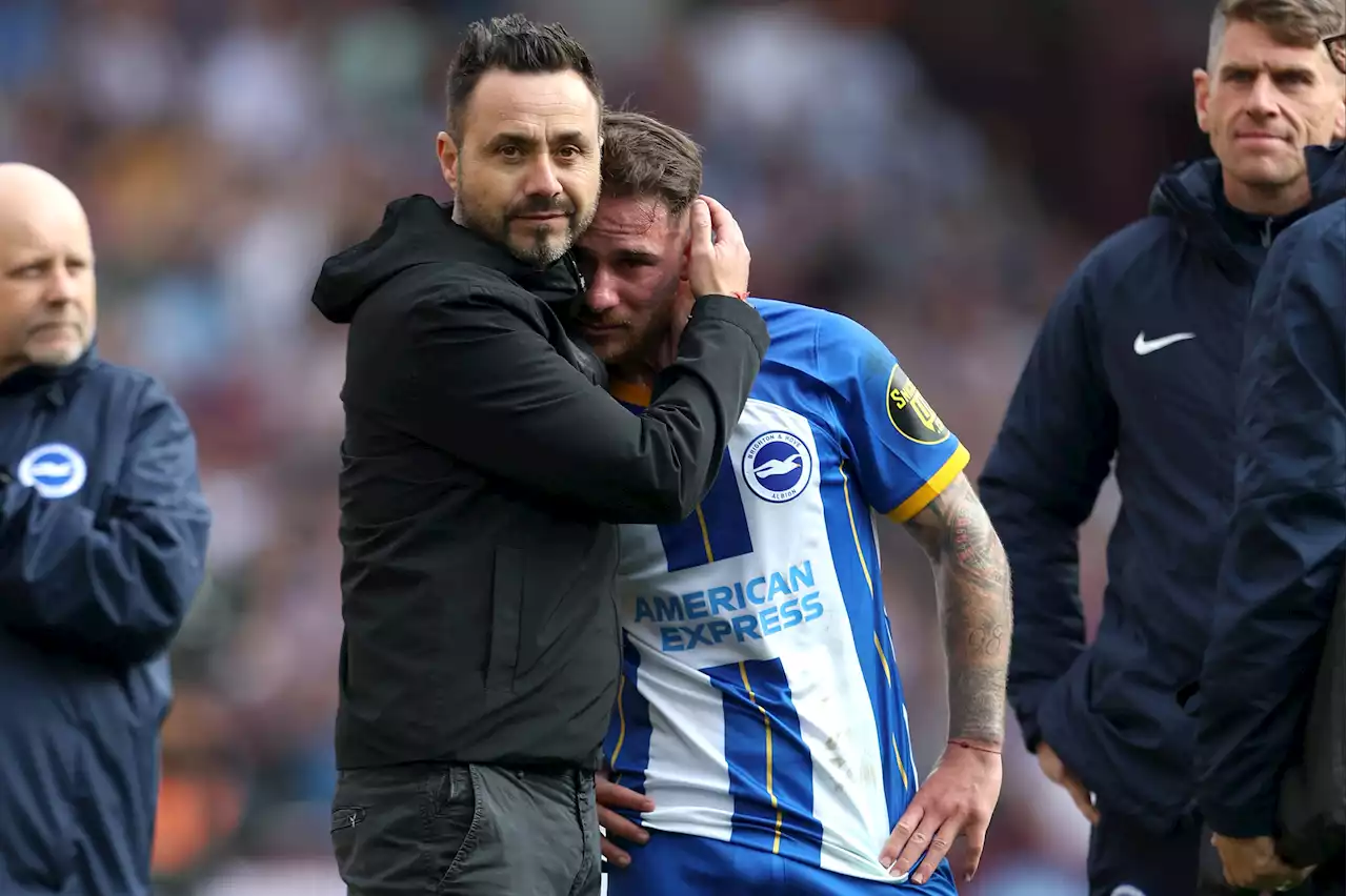 Alexis Mac Allister in tears after potential last Brighton match amid Liverpool reports