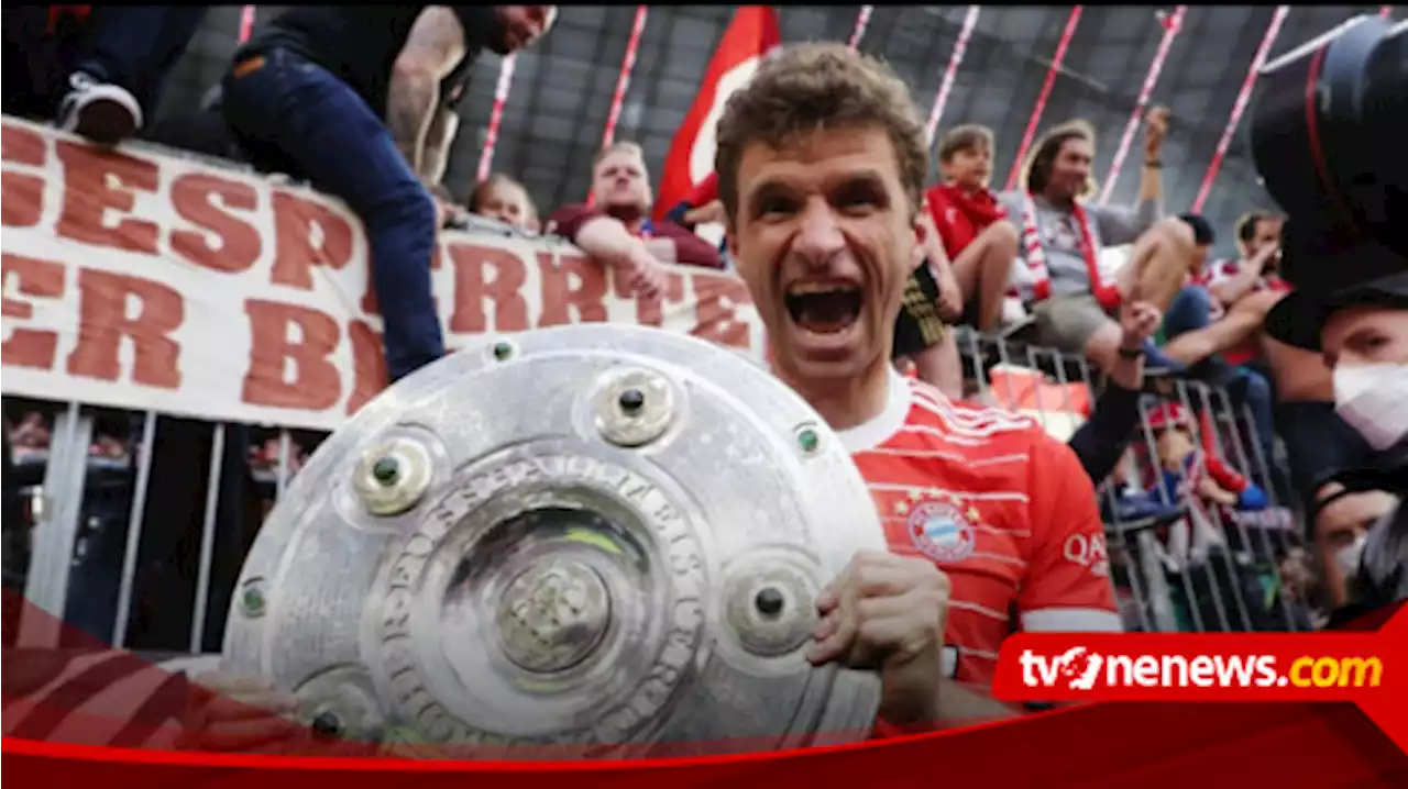 Thomas Muller Jadi Pemain dengan Trofi Bundesliga Terbanyak Sepanjang Sejarah