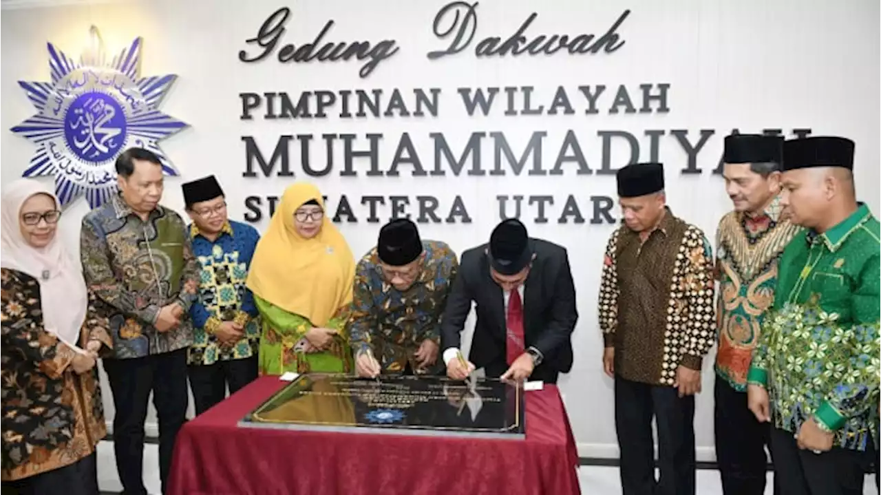 Resmikan Gedung Dakwah Muhammadiyah Sumut, Haedar: Berikan Pelayanan Terbaik