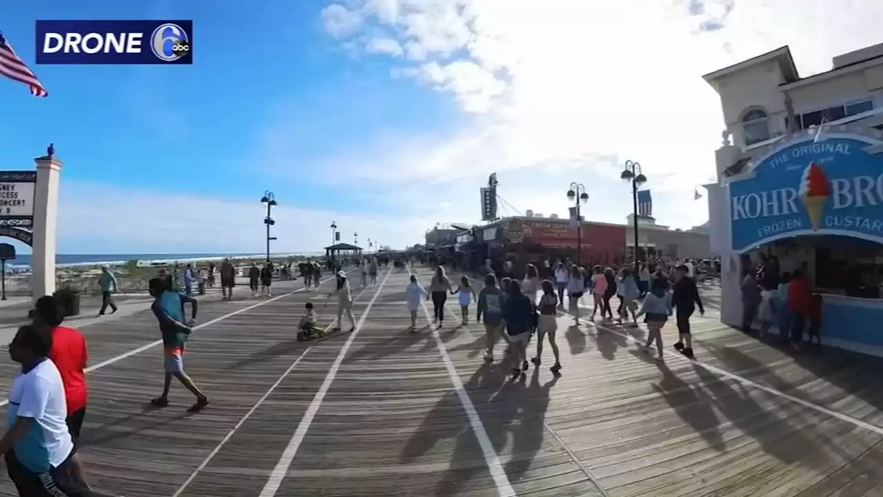 Crowds head to Ocean City, NJ to celebrate unofficial start of summer on beach and boardwalk