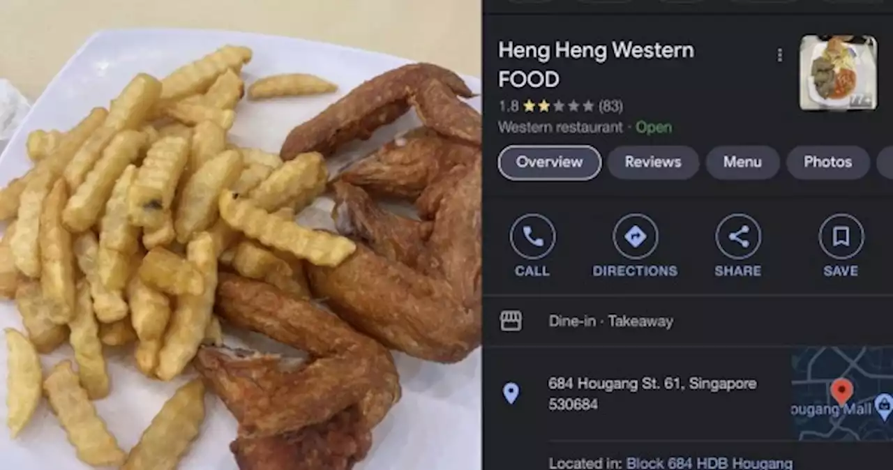 'Business run by a clown': Patron blasts Hougang Western food stall for rejecting his request for utensils