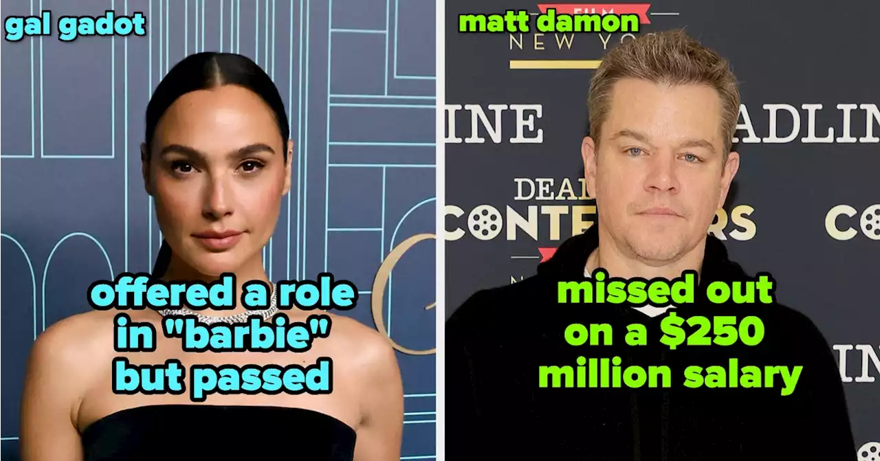 18 Actors Who Said 'No' To Movies And TV Shows That Ended Up Becoming Huuuuge