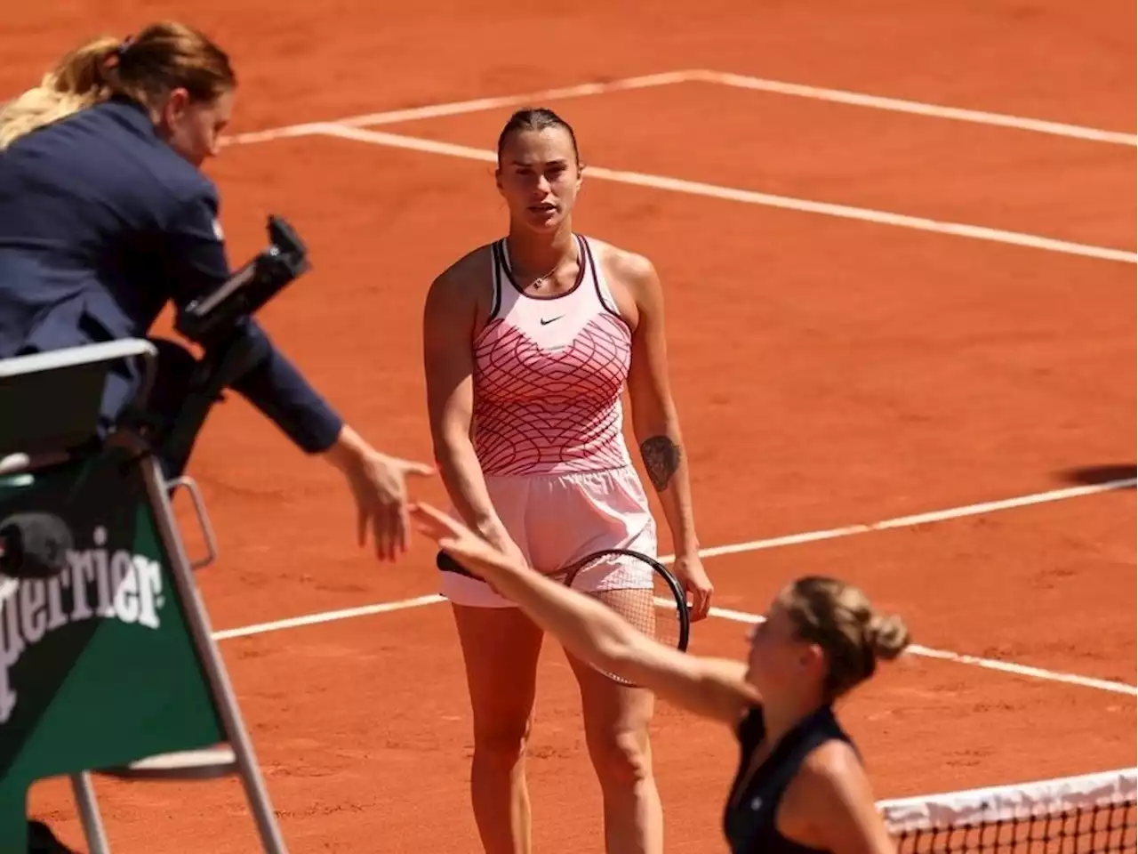 Ukraine's Kostyuk booed at French Open after no handshake with Belarus' Sabalenka because of war