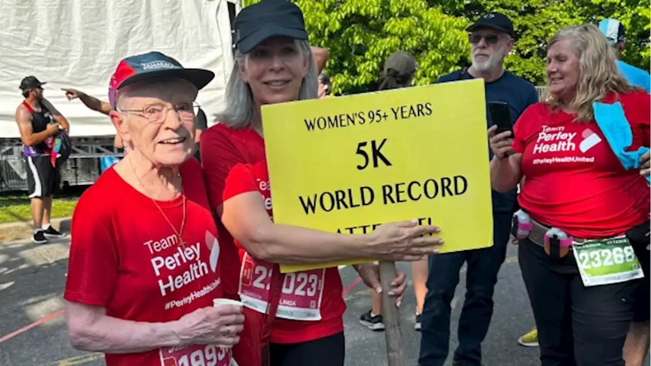 The fastest 96-year-old woman in the world: Ottawa woman breaks 5K race record