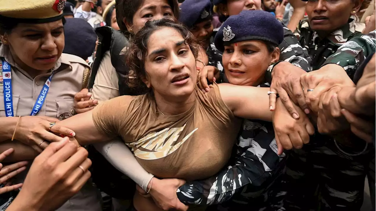 India's top female wrestlers detained on march as Modi inaugurates new Parliament