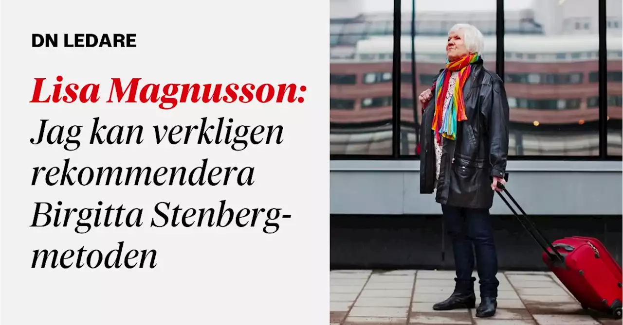 Lisa Magnusson: Jag kan verkligen rekommendera Birgitta Stenberg-metoden