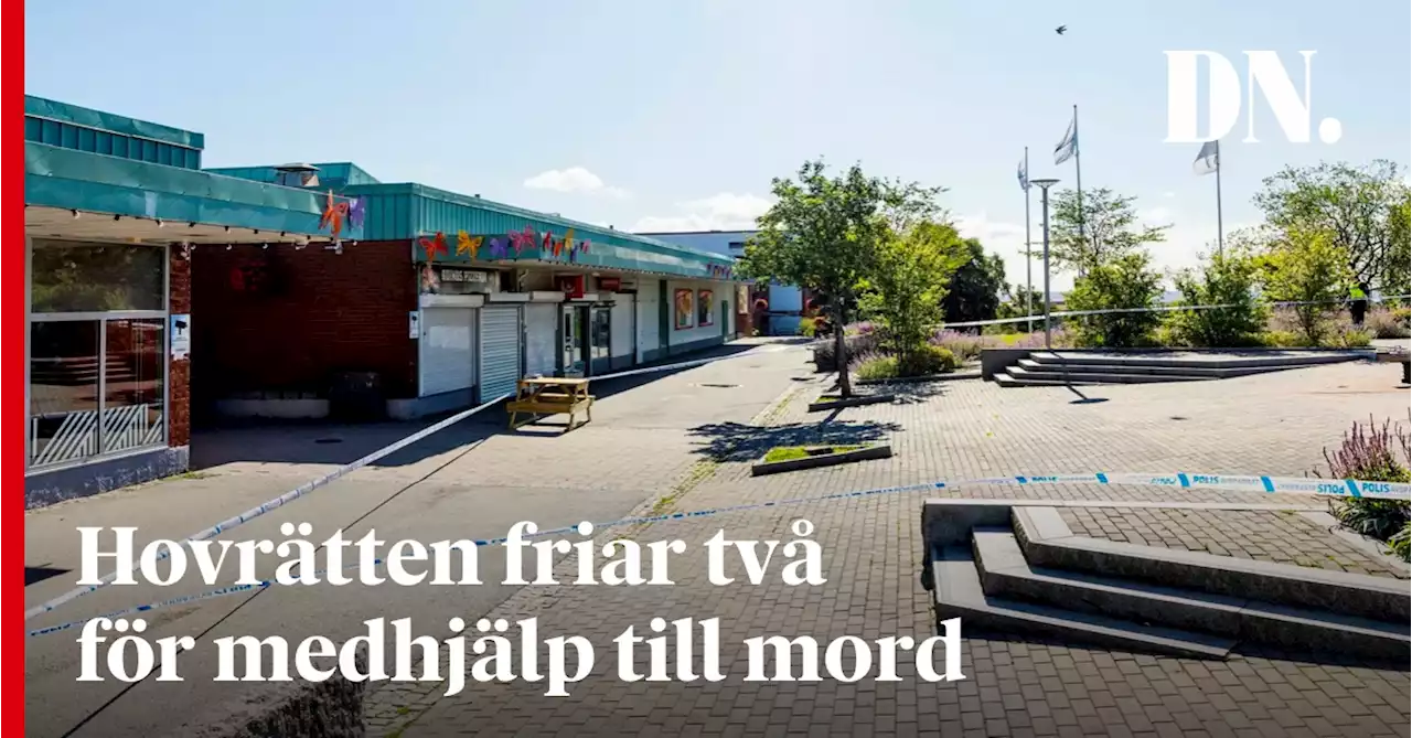 Hovrätten friar två för medhjälp till mord