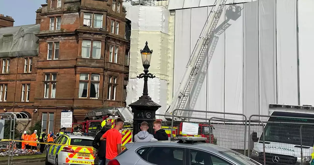 Teen charged in connection with fire at derelict Scots train station hotel