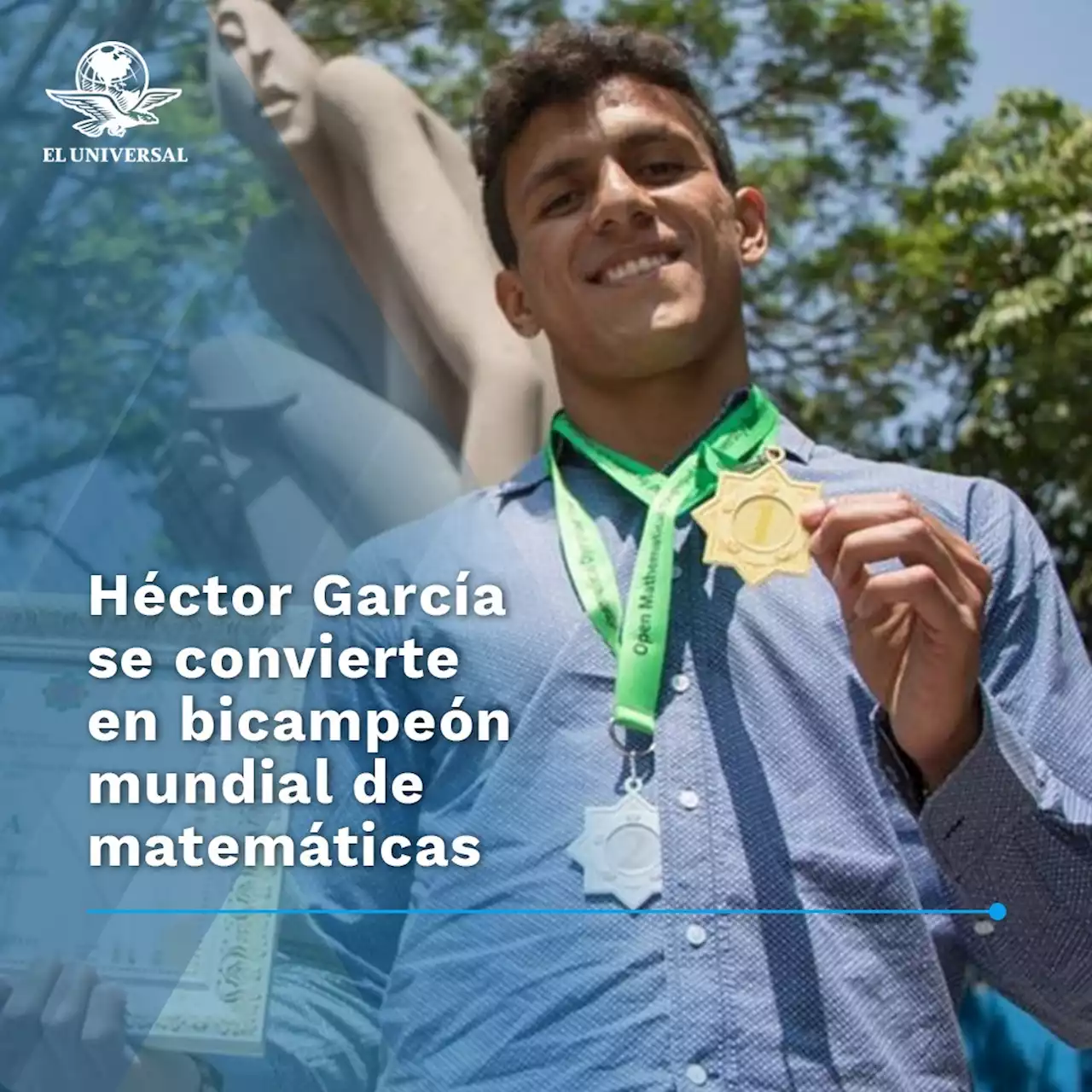 ¿Quién es Héctor García, el joven mexicano y bicampeón mundial de matemáticas?