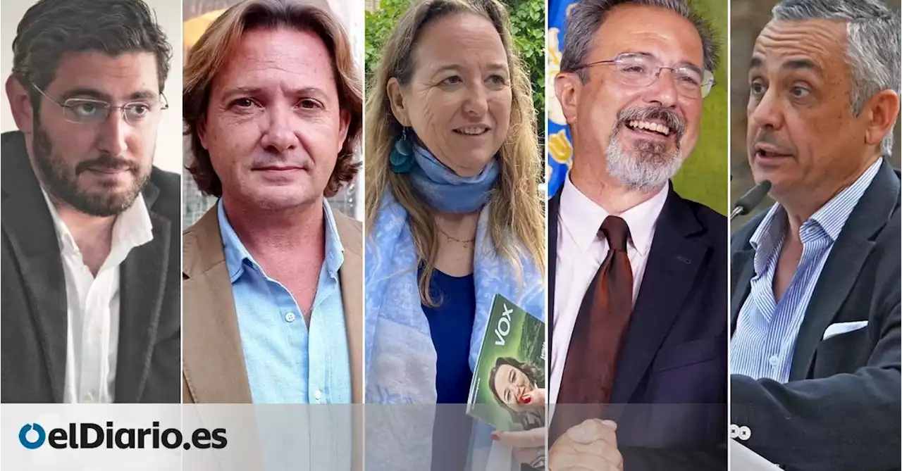 Los cinco 'vicepresidenciables' de Vox en Aragón, Balears, Cantabria, Comunitat Valenciana y Extremadura