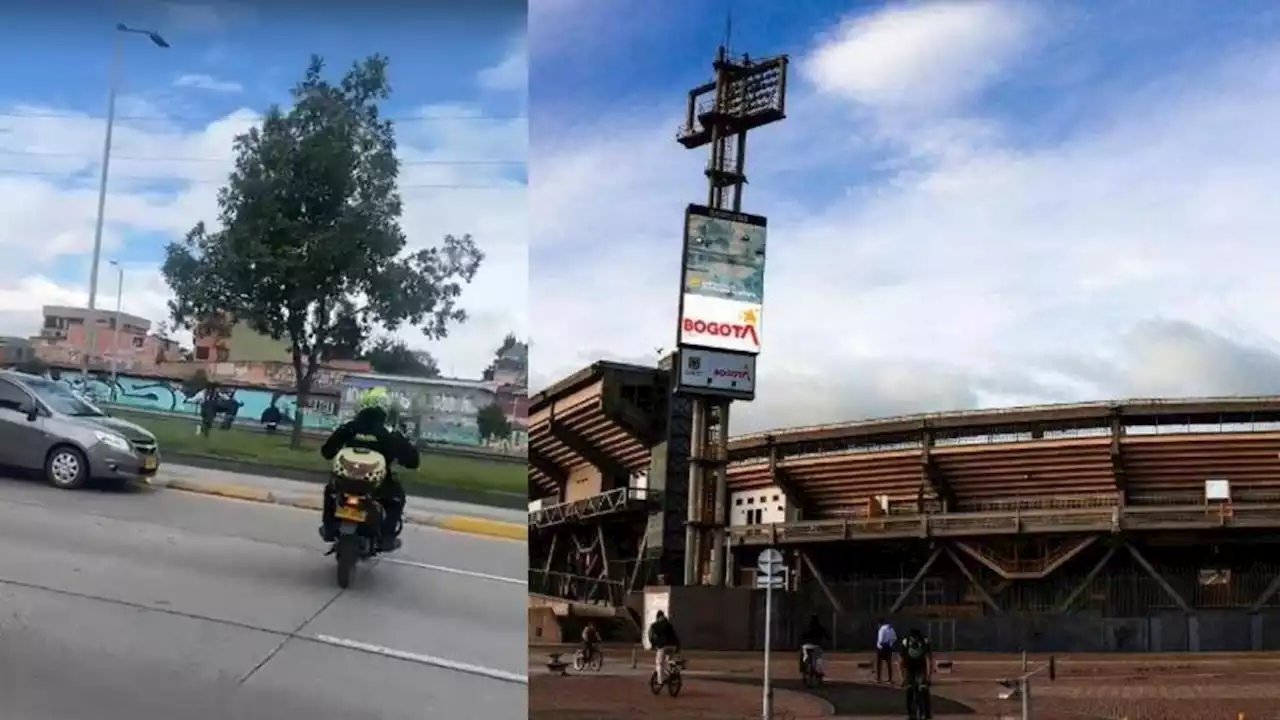 Video: reportan balacera cerca de El Campín, así fue la persecución policial en Bogotá