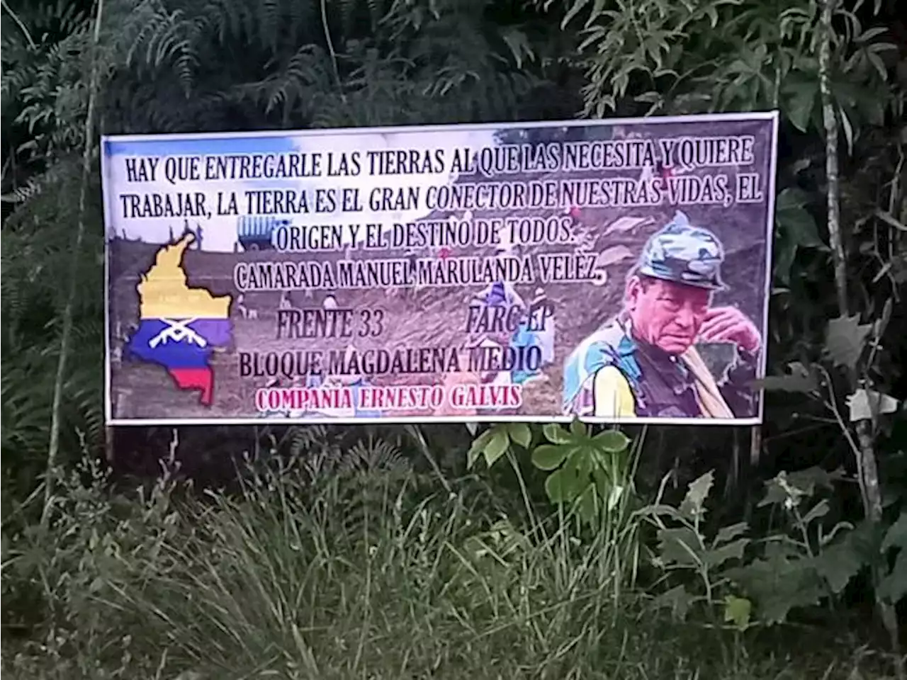 Temor por aparición de vallas de disidencias de las Farc en El Playón, Santander